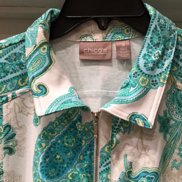 Chico’s 3/4 sleeve jacket - Picture 2 of 5